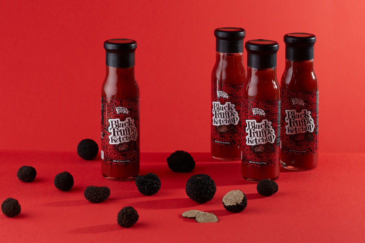 Ketchup à la truffe noire et au cochon truffé