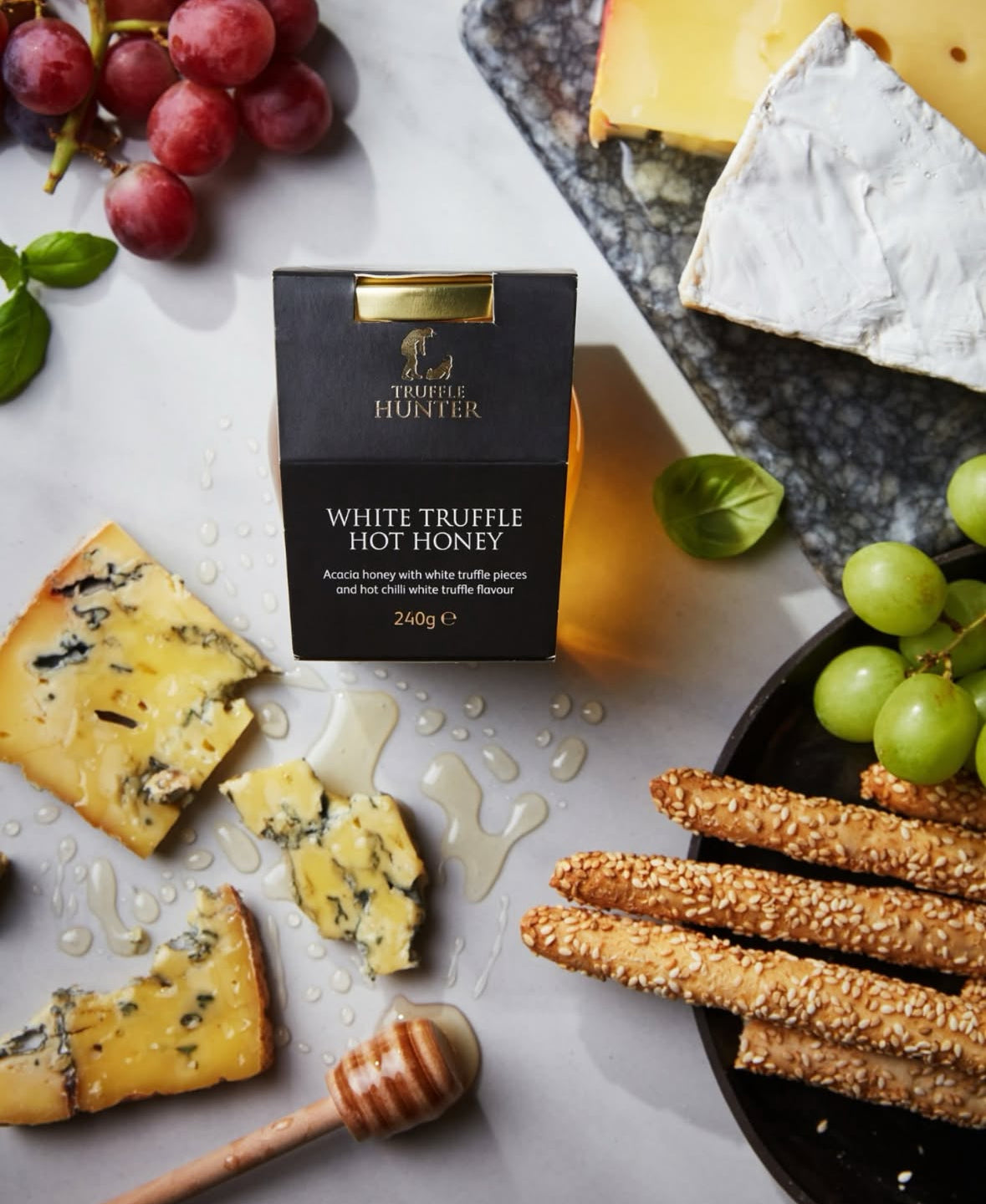White Truffle Hot Honey - Acacia Honey Condiment 240g