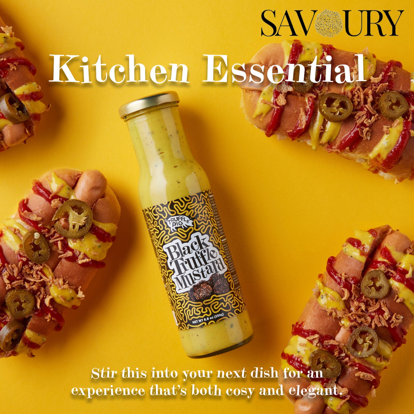 Truffle Pig Black Truffle Mustard