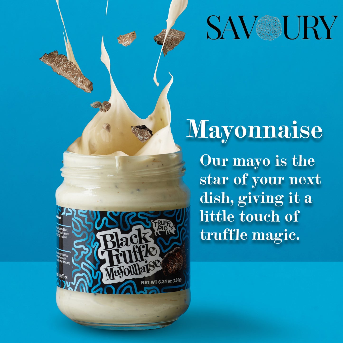 Cochon truffé Mayonnaise à la truffe noire