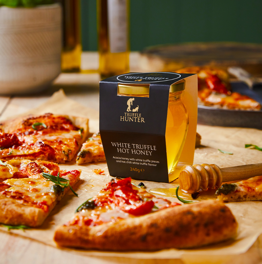 White Truffle Hot Honey - Acacia Honey Condiment 240g