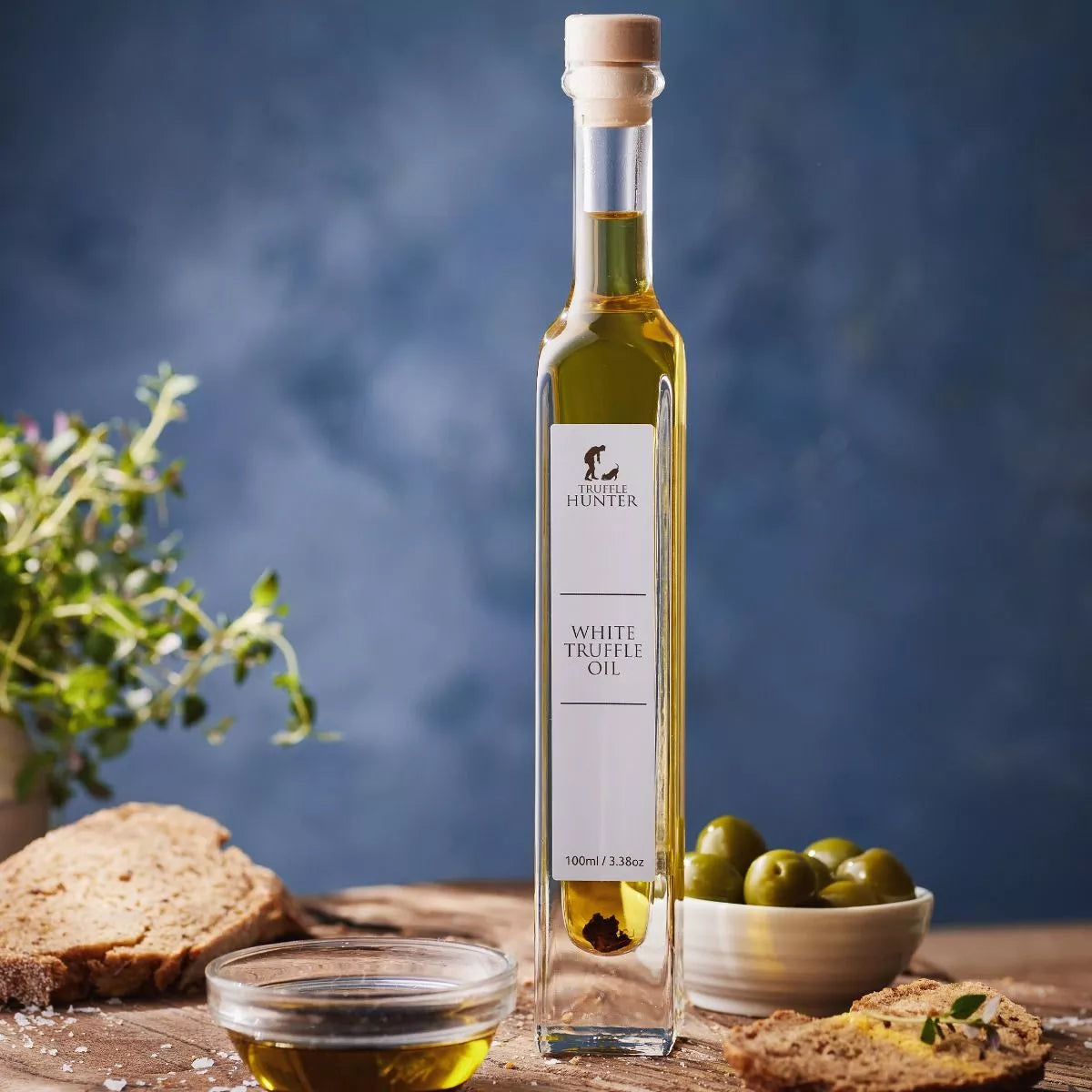 Huile de truffe blanche en bouteille cadeau (100 ml) - Assaisonnement et marinade - Huile d'olive